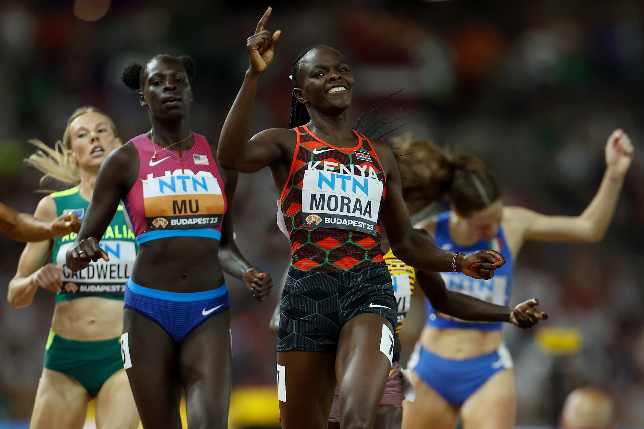 Kỷ lục gia chạy 800m Mỹ gây thất vọng tại giải thế giới