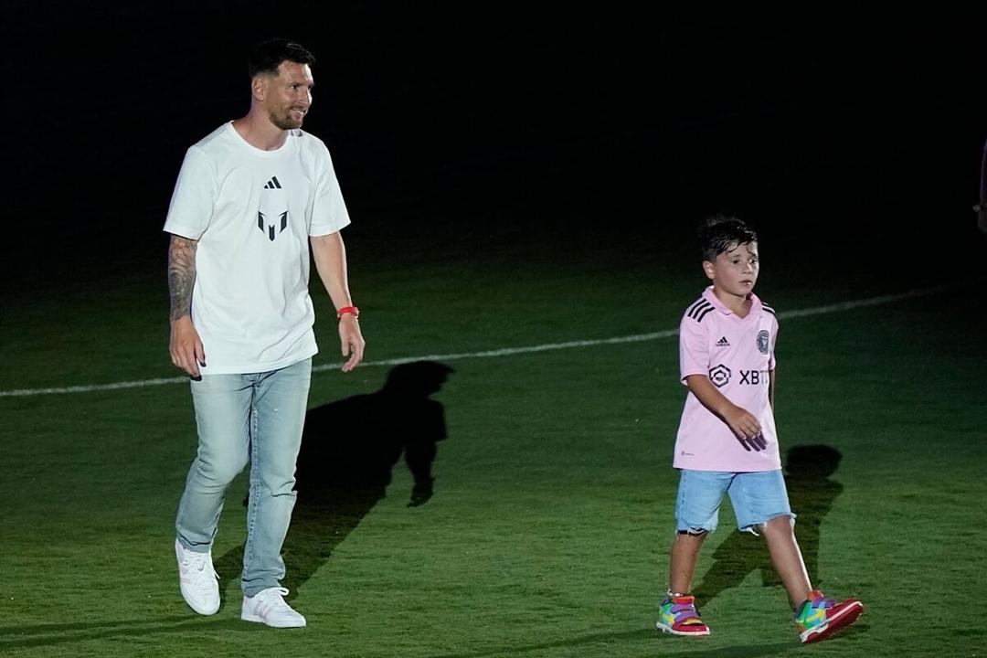 Con trai Messi gia nhập đội trẻ Inter Miami