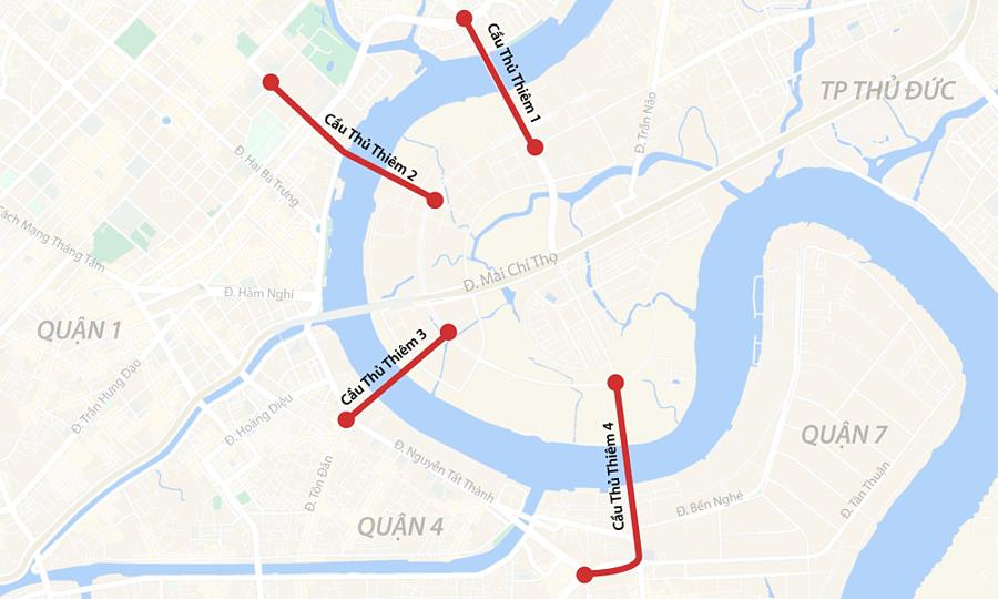 'Cầu Thủ Thiêm 4 quá thấp sẽ kìm hãm phát triển không gian sông Sài Gòn'