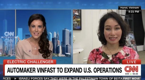 CEO VinFast nói về kế hoạch hậu niêm yết trên sóng CNN