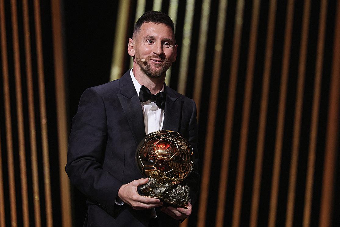 Messi hơn Haaland 105 điểm bình chọn Quả Bóng Vàng