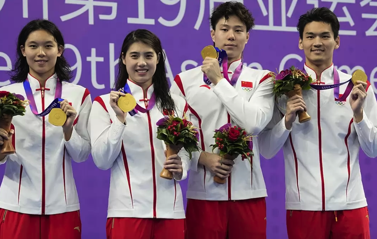 Trung Quốc phá kỷ lục số HC vàng bơi Asiad sau 45 năm