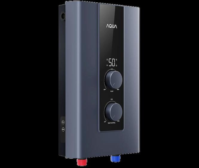Aqua giới thiệu máy tắm nước nóng tích hợp loạt công nghệ an toàn điện