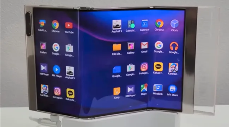 Samsung sắp có smartphone màn hình gập 3 cực "chất"