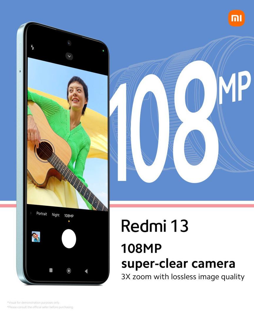 Trình làng Xiaomi Redmi 13 với camera 108MP, giá chỉ từ 4,5 triệu đồng