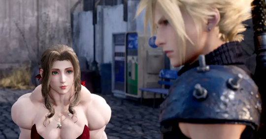 Xuất hiện bản mod kỳ lạ, biến dàn mỹ nữ của Final Fantasy 7 thành "full" cơ bắp