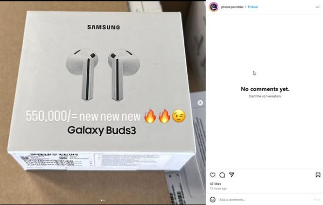 Lộ diện tai nghe Samsung Galaxy Buds3 với thiết kế mang đậm phong cách AirPods