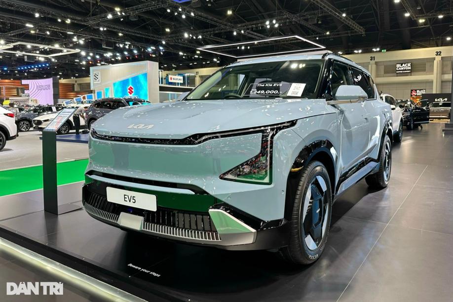 Ô tô điện Kia EV5 được sản xuất ở Trung Quốc để xuất khẩu ra thế giới