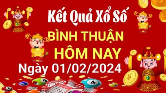 XSBTH 1/2, Xem kết quả xổ số Bình Thuận hôm nay 1/2/2024, xổ số Bình Thuận ngày 1 tháng 2